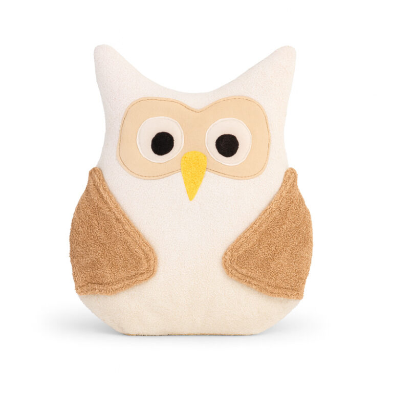 okrasna blazina sova